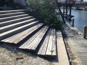 Decking Before